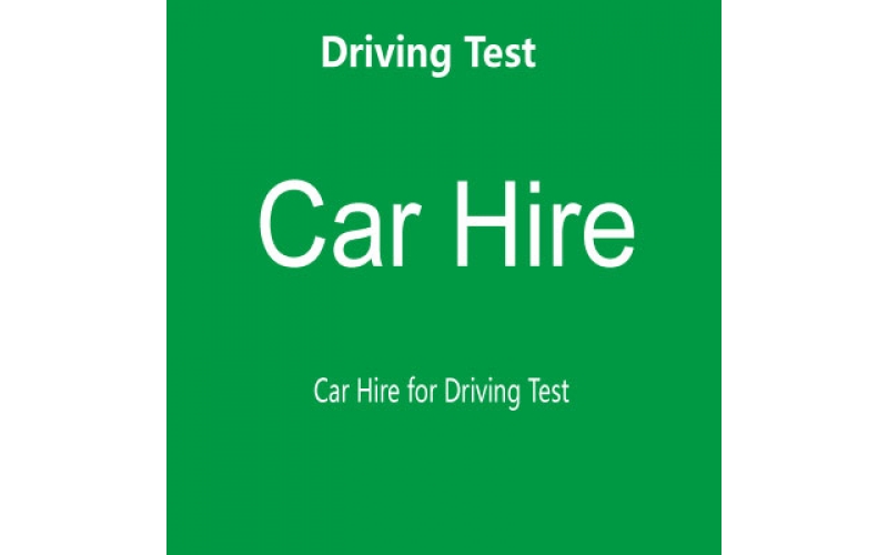 Car Hire (Driving Test only)